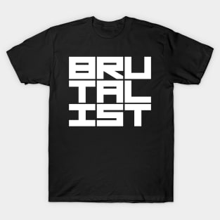 Brutalist Bold Text T-Shirt